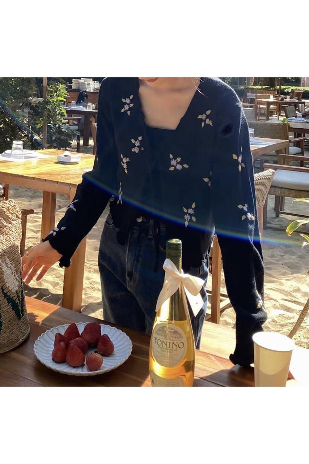 Fairy Vintage Embroidery Fall Cardigan cottagecoreclothes