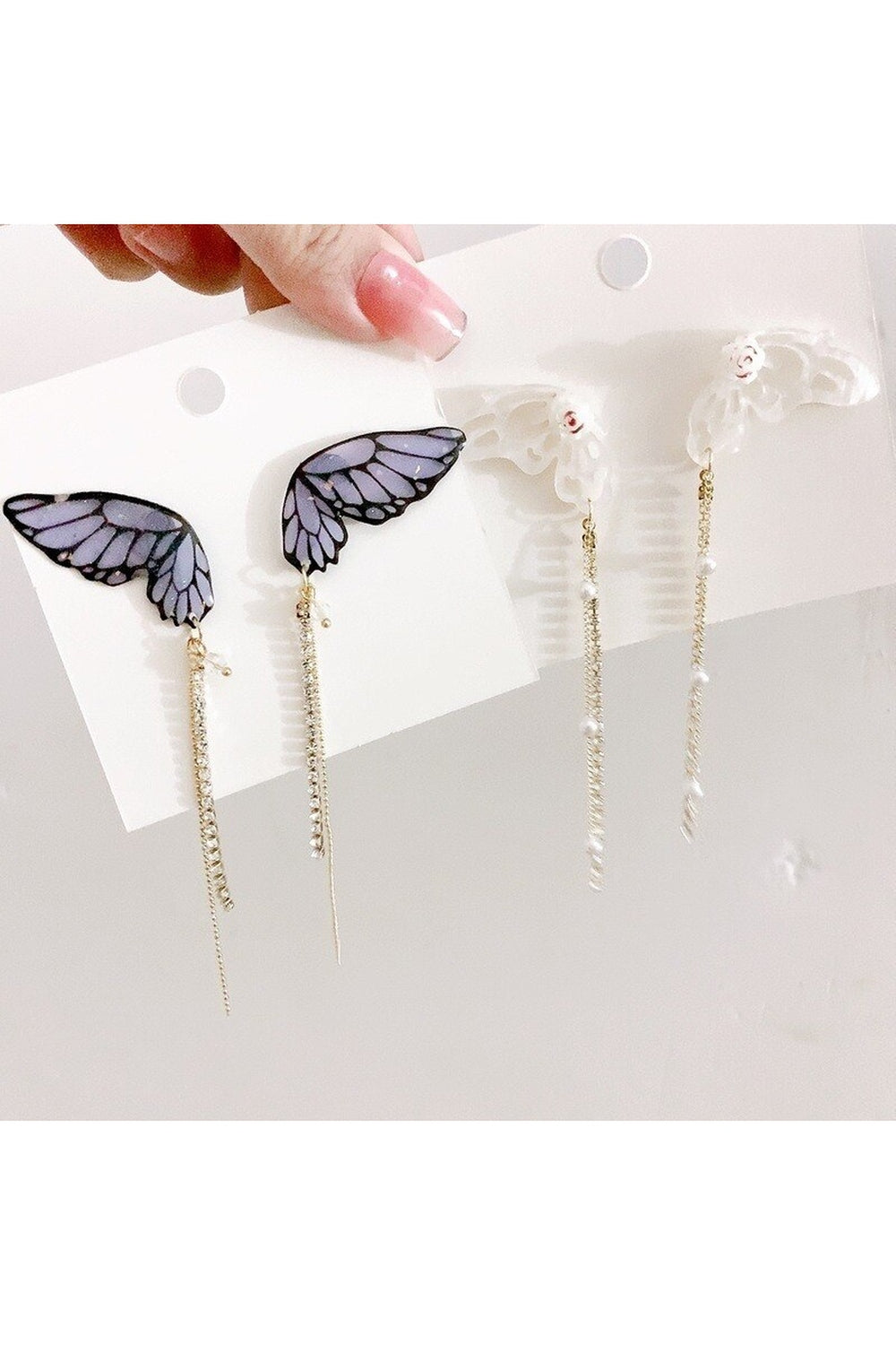 Fairycore Style Butterfly Earrings cottagecoreclothes