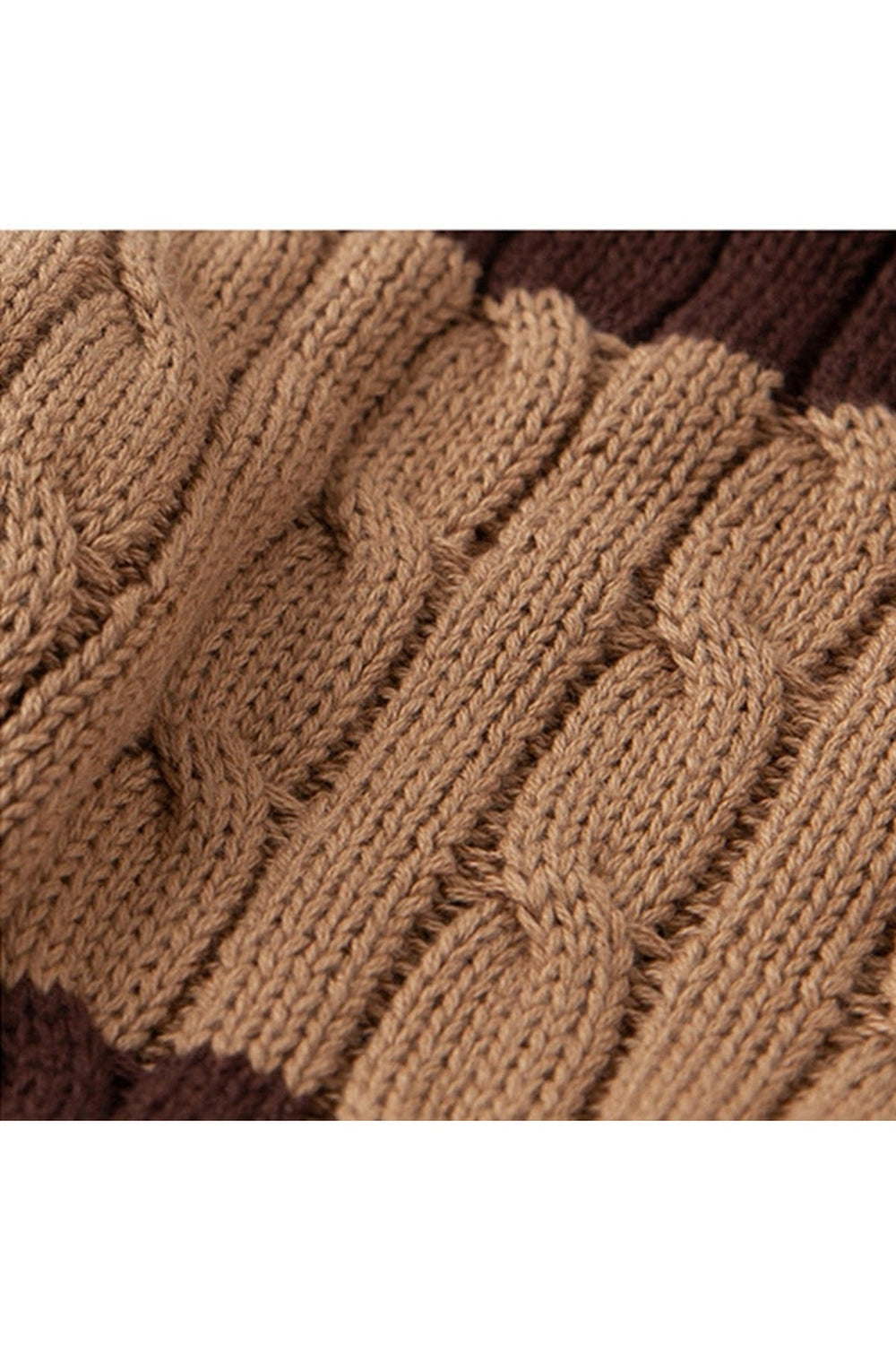 Retro Aesthetic Stripe Loose Fall Sweater cottagecoreclothes