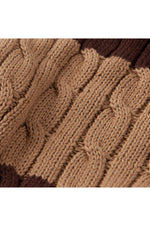 Retro Aesthetic Stripe Loose Fall Sweater cottagecoreclothes