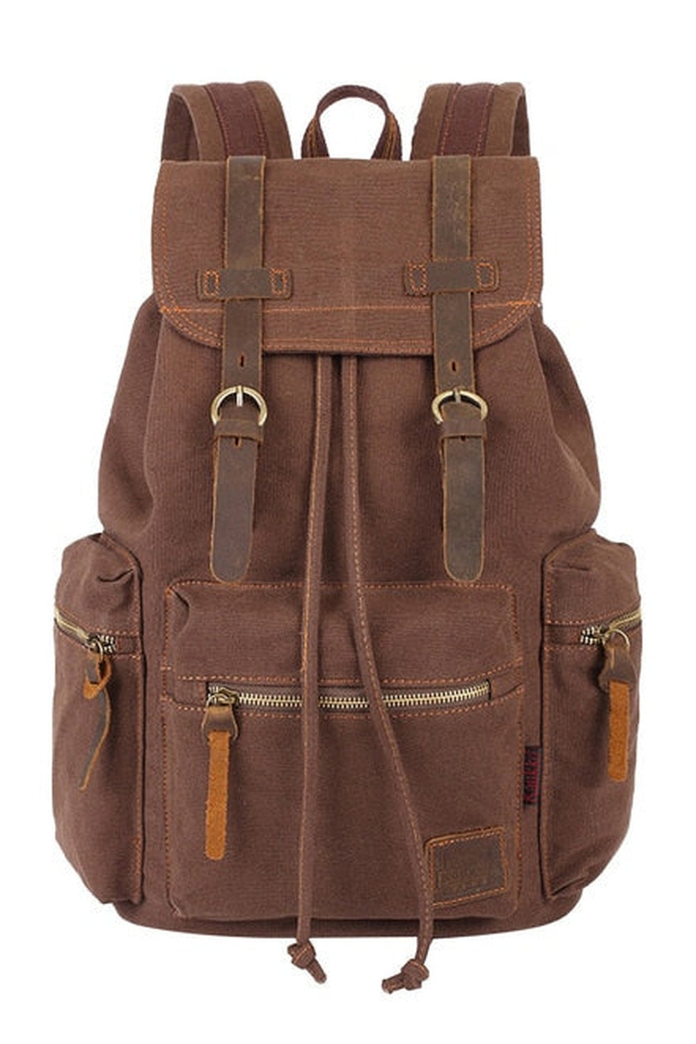 Goblincore Retro Canvas Backpack cottagecoreclothes
