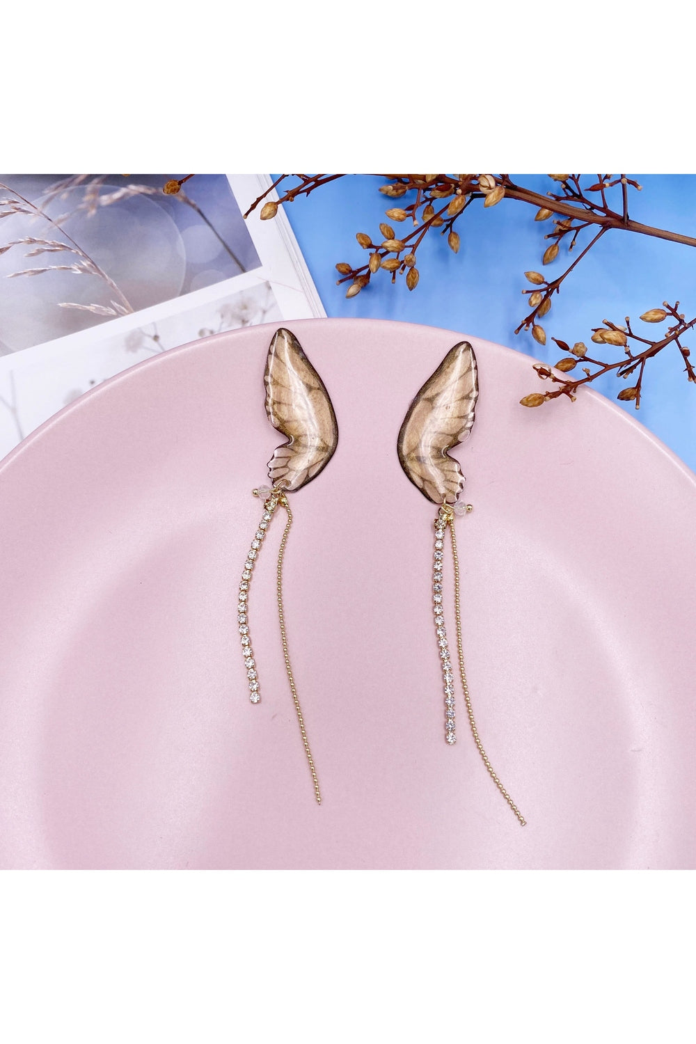 Fairycore Style Butterfly Earrings cottagecoreclothes