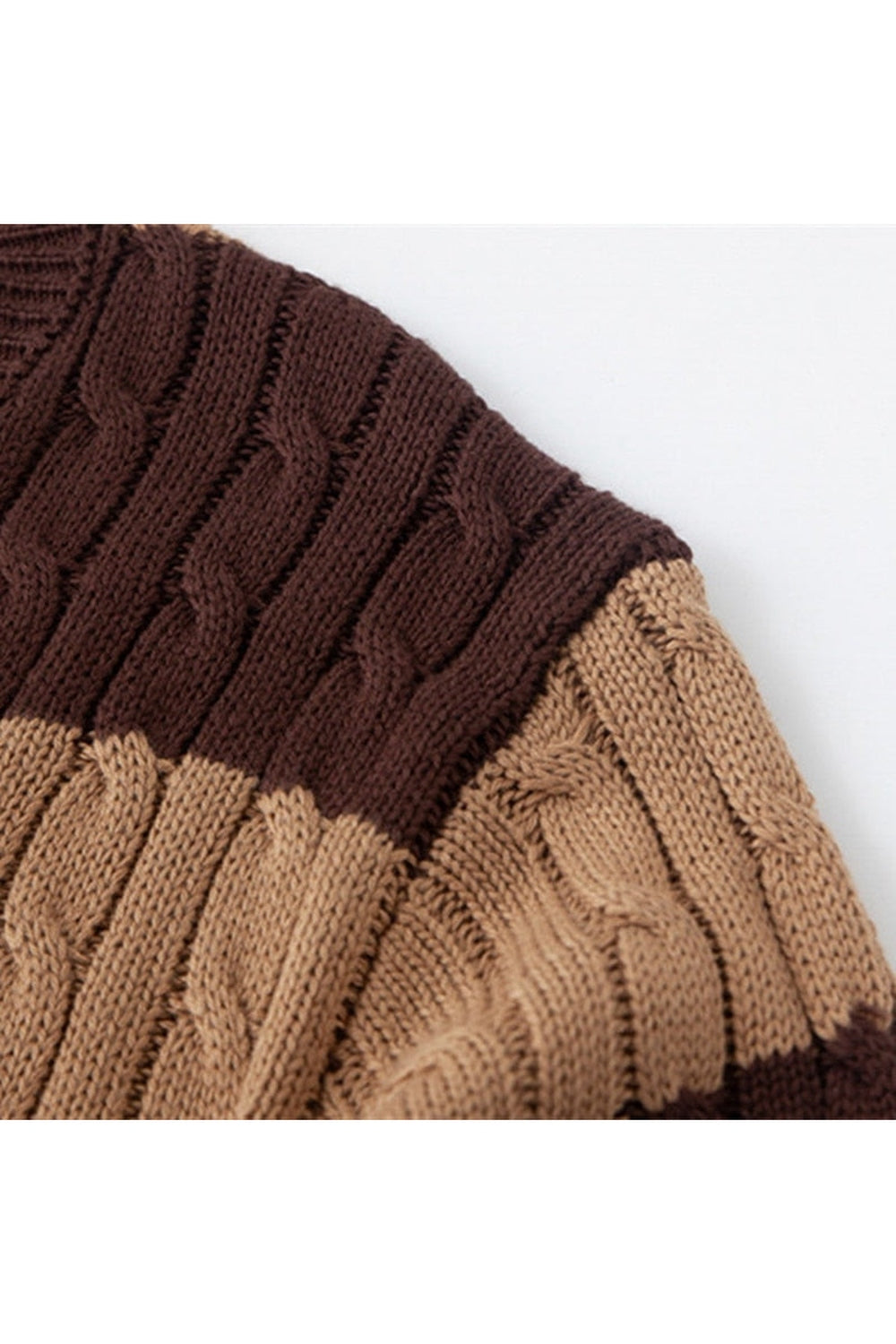 Retro Aesthetic Stripe Loose Fall Sweater cottagecoreclothes