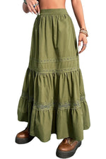 Goblincore Green Long Skirt cottagecoreclothes
