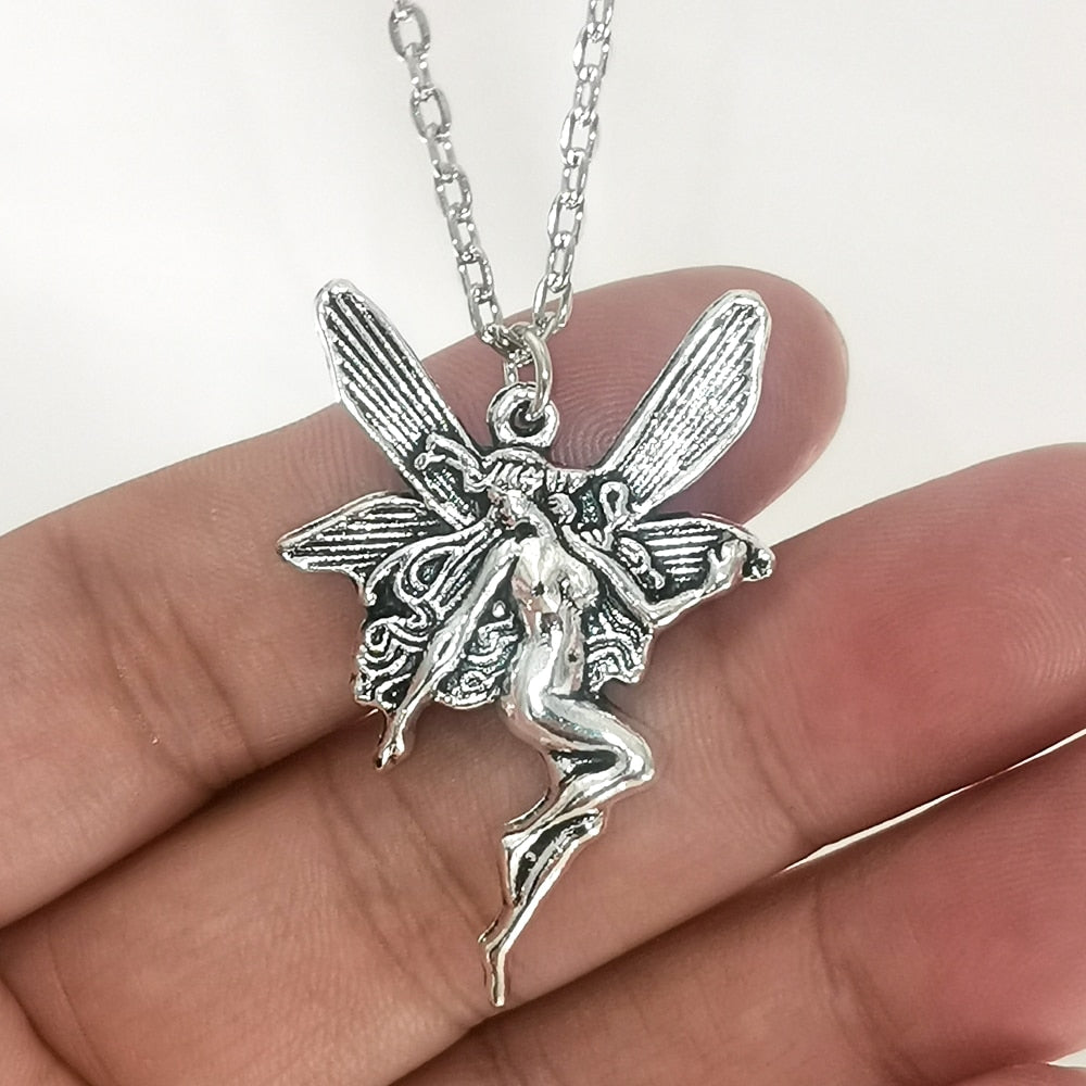 Fairy Grunge Necklace Set Fairycore Coquette Angel Butterfly Lock Layered  Chains Choker Necklace For Eboy Egirl Women Men