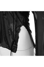 Fairy Grunge Sheer Long Sleeve T-shirt cottagecoreclothes