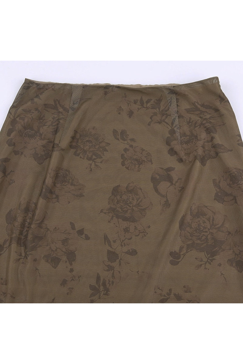 Fairycore Grunge Floral Print Maxi Skirts cottagecoreclothes