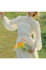 Fairycore Cottage Chiffon Dress cottagecoreclothes