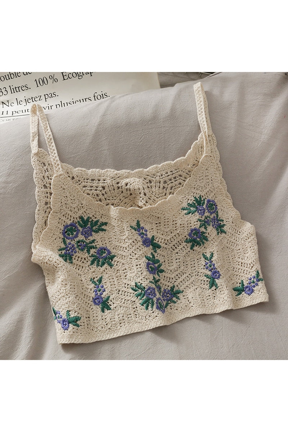 Cottagecore Knit Crop Top cottagecoreclothes