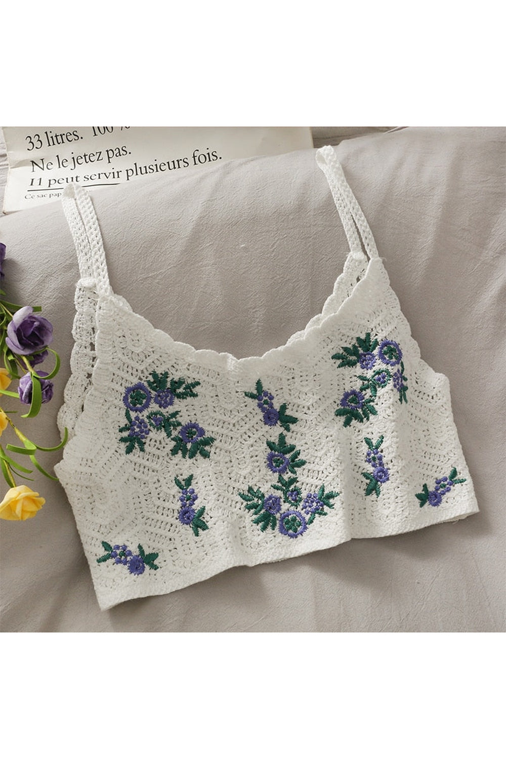 Cottagecore Knit Crop Top cottagecoreclothes