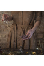 Retro Cotton Linen Dress cottagecoreclothes