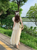 Chiffon Fairycore Dress cottagecoreclothes
