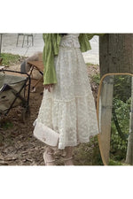 Fairycore High Waist Long Skirt cottagecoreclothes