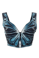 Fairy Grunge Butterfly Crop Top cottagecoreclothes