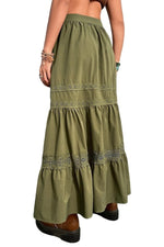 Goblincore Green Long Skirt cottagecoreclothes