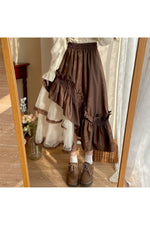 High Waist Mesh Mori Girl Skirt cottagecoreclothes