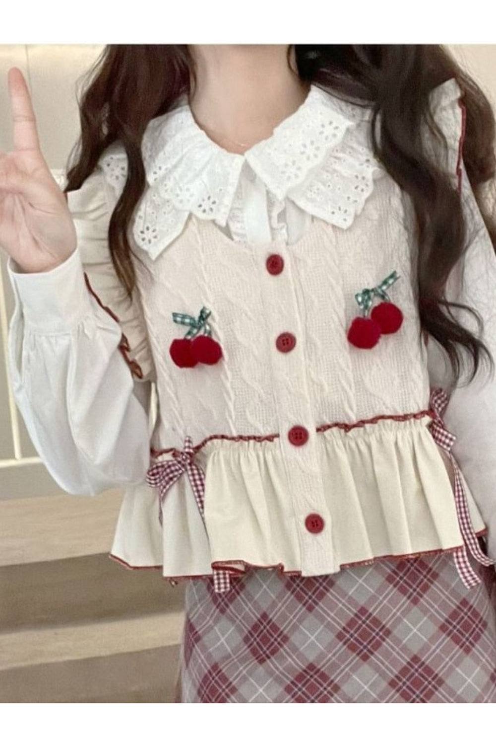 Retro Knit Fall Sweater cottagecoreclothes