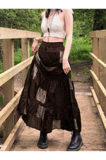 Goblincore Brow Long Skirt cottagecoreclothes