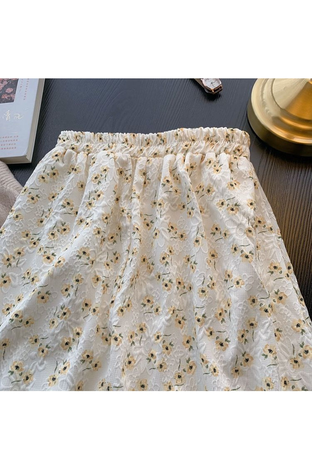 Cottagecore Vintage High Waist Skirt cottagecoreclothes
