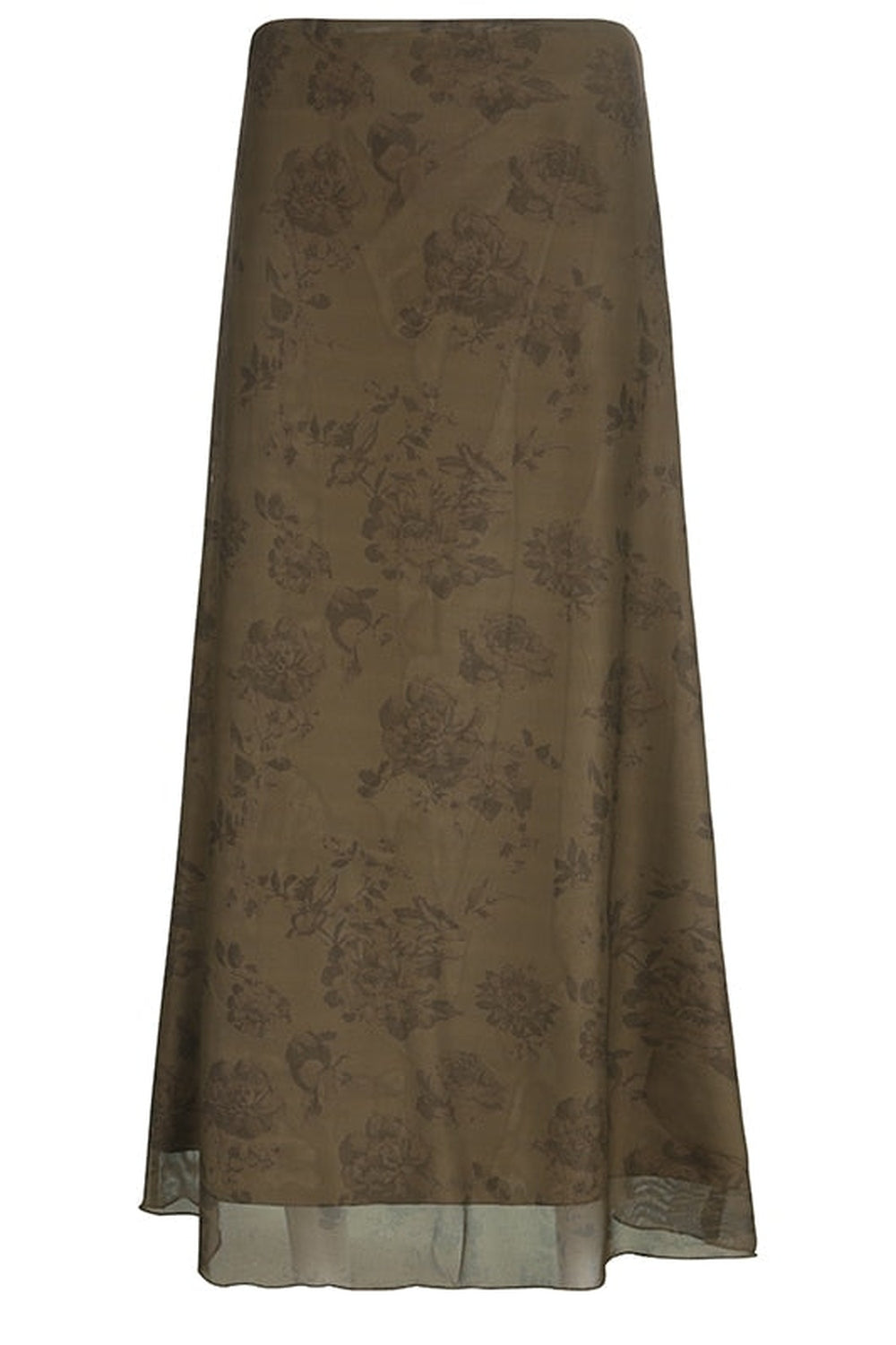 Fairycore Grunge Floral Print Maxi Skirts cottagecoreclothes