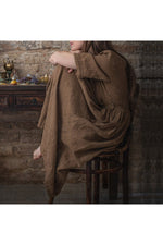 Retro Cotton Linen Dress cottagecoreclothes