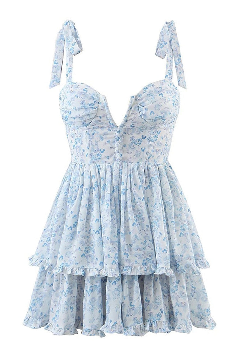 Fairycore Summer Mini Dress cottagecoreclothes