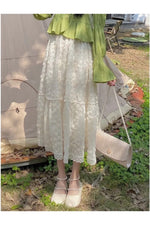 Fairycore High Waist Long Skirt cottagecoreclothes