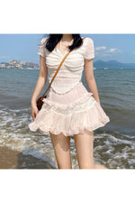 Fairy Cute Ruffle Skirt cottagecoreclothes