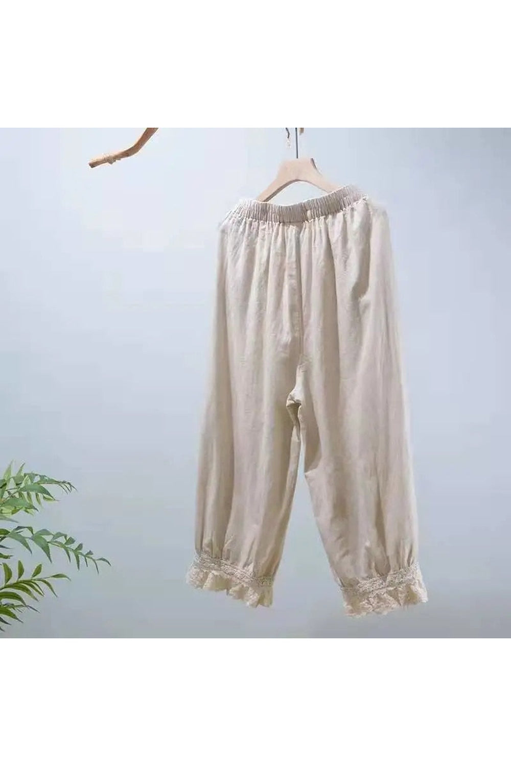 Mori Girl Embroidered Loose Pants cottagecoreclothes