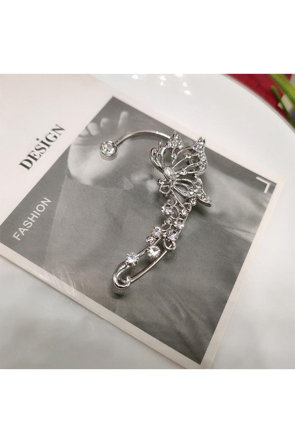 Fairycore Butterfly Ear Cuff Elf Earring cottagecoreclothes