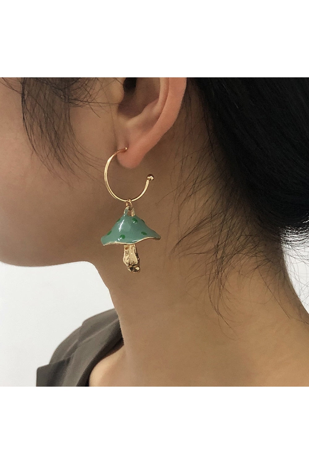 Goblincore Mushroom Earrings cottagecoreclothes