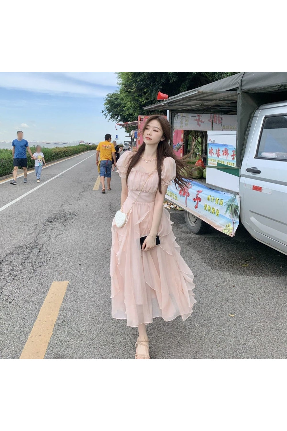 Chiffon Fairycore Dress cottagecoreclothes