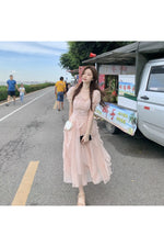 Chiffon Fairycore Dress cottagecoreclothes