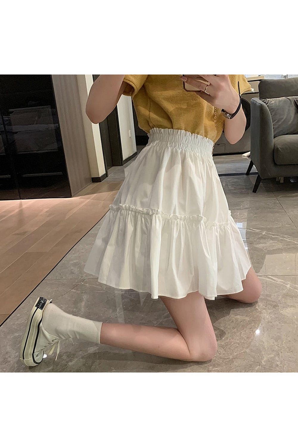 Fairycore A Line Pleated Skirt cottagecoreclothes