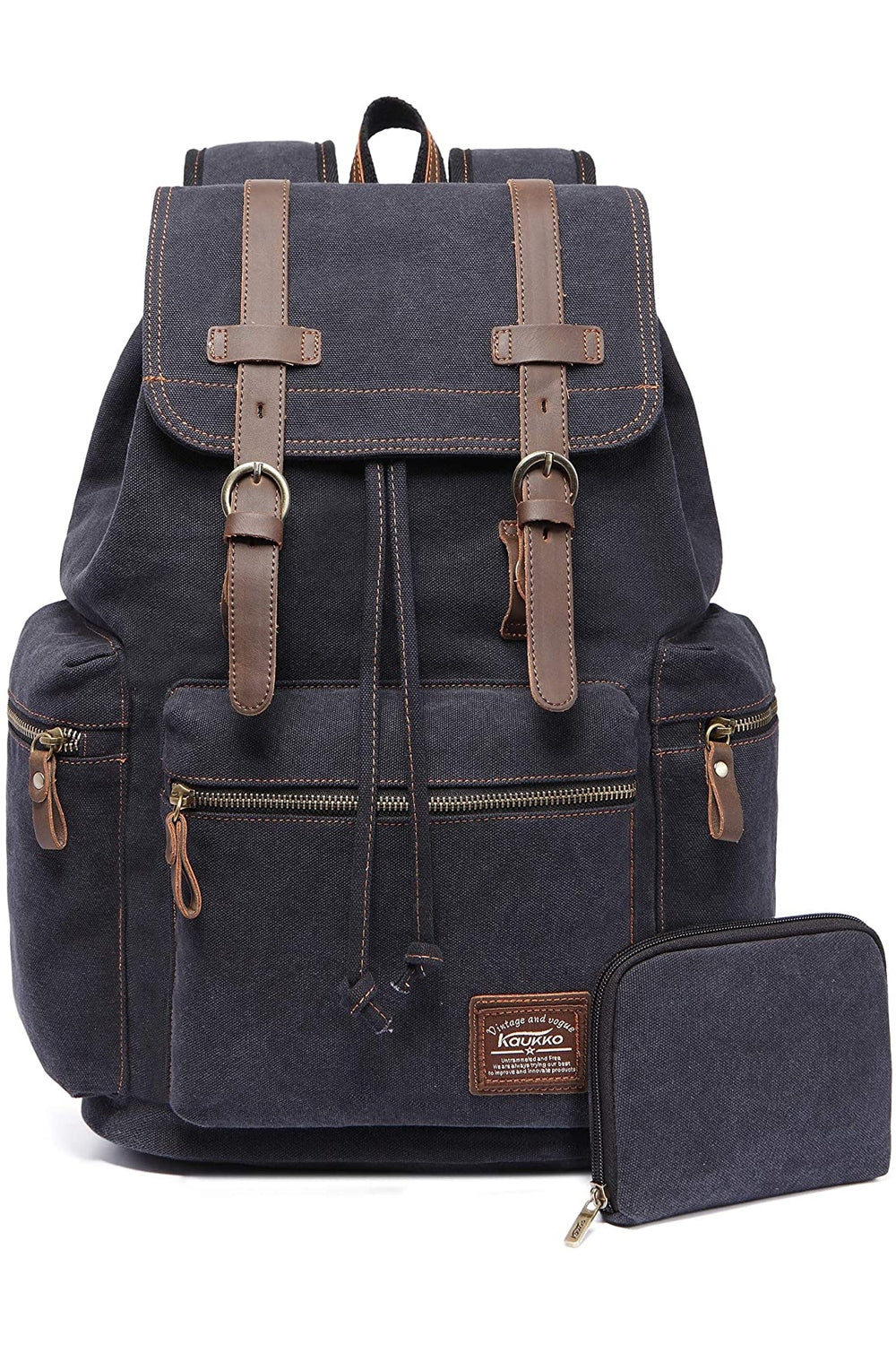 Goblincore Retro Canvas Backpack cottagecoreclothes