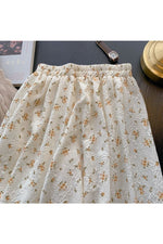 Cottagecore Vintage High Waist Skirt cottagecoreclothes