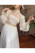 Fairycore Cottage Chiffon Dress cottagecoreclothes