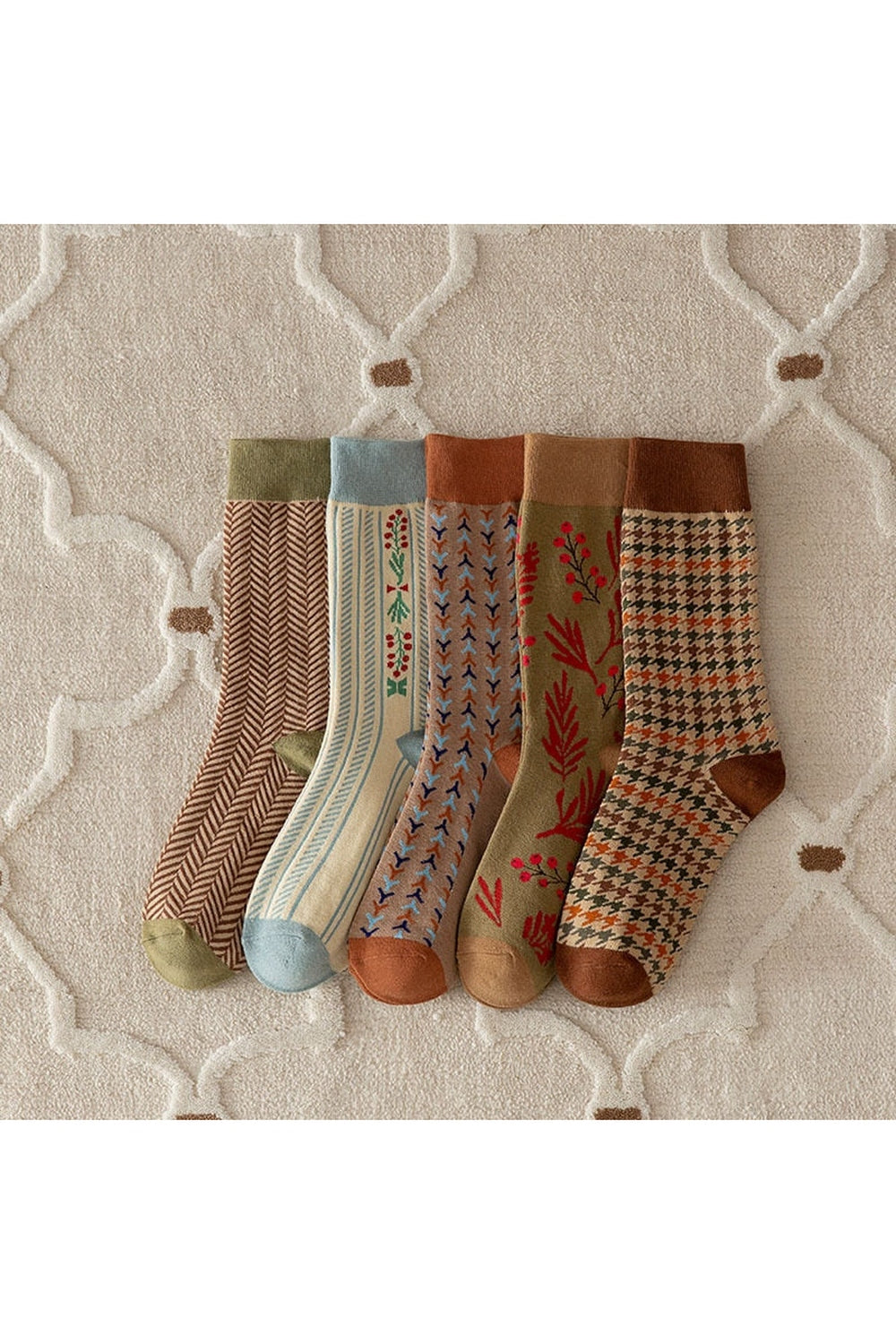 Retro Long Cotton Socks cottagecoreclothes