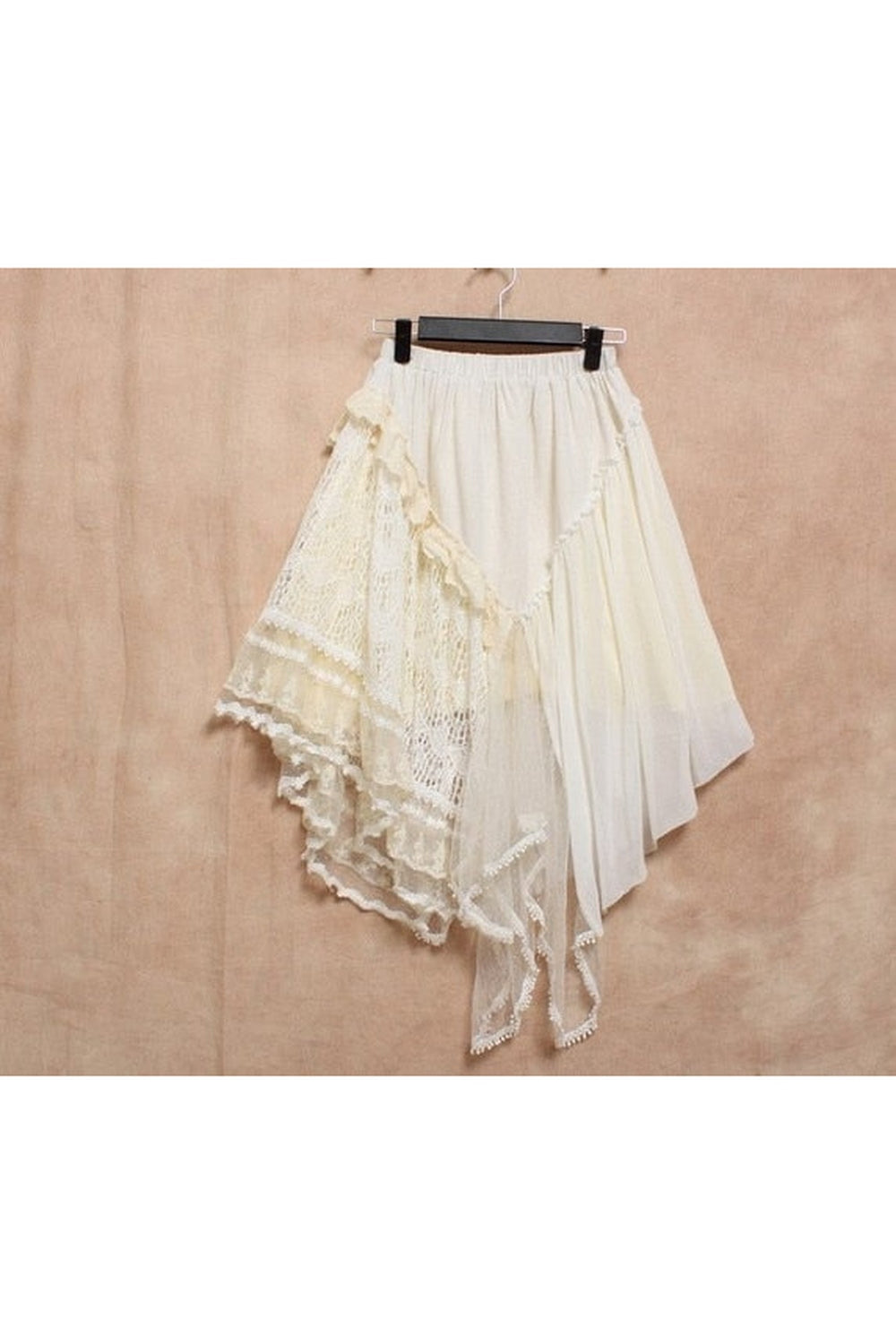 Irregular Lace Fairy Skirt cottagecoreclothes