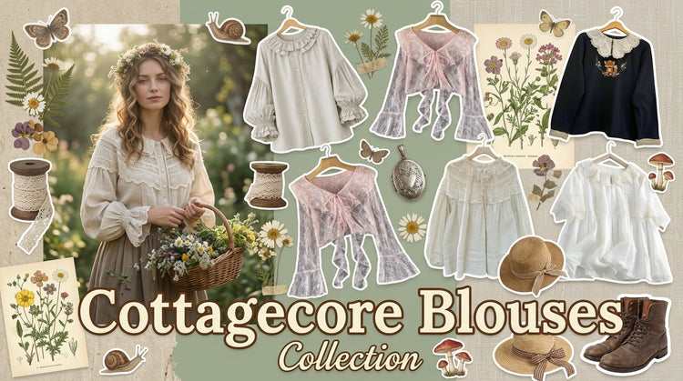 Cottagecore Blouses