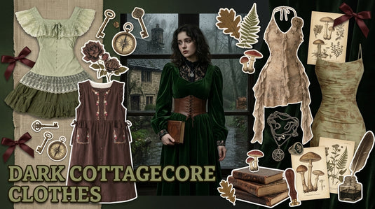 Dark Cottagecore Clothes - Сottagecore clothes & outfits