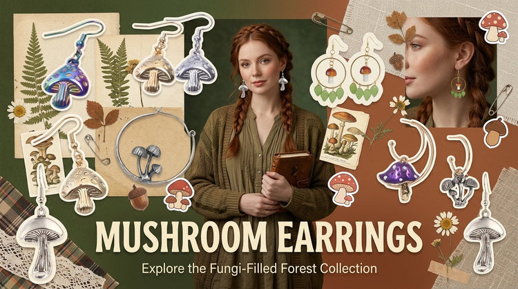 Mushroom Earrings