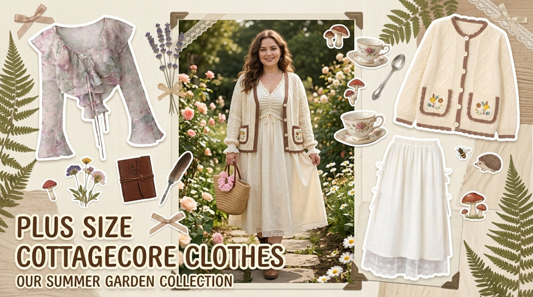 Plus Size Cottagecore Clothes - Сottagecore clothes & outfits