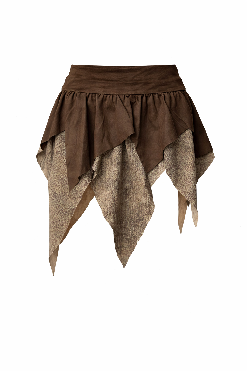 Goblincore Forest Sprite Handkerchief Mini Skirt