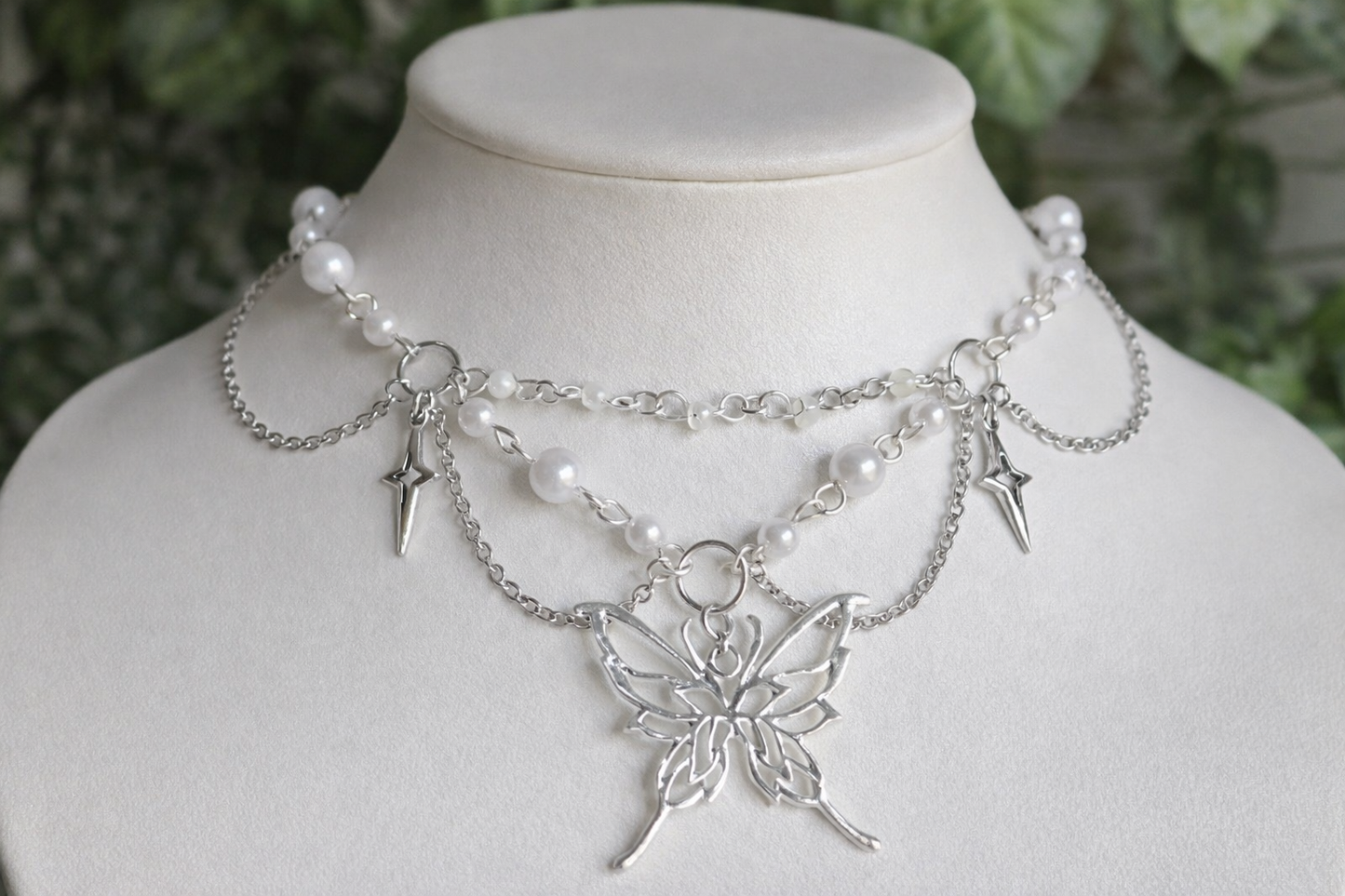 Fairycore Butterfly Wings Necklace