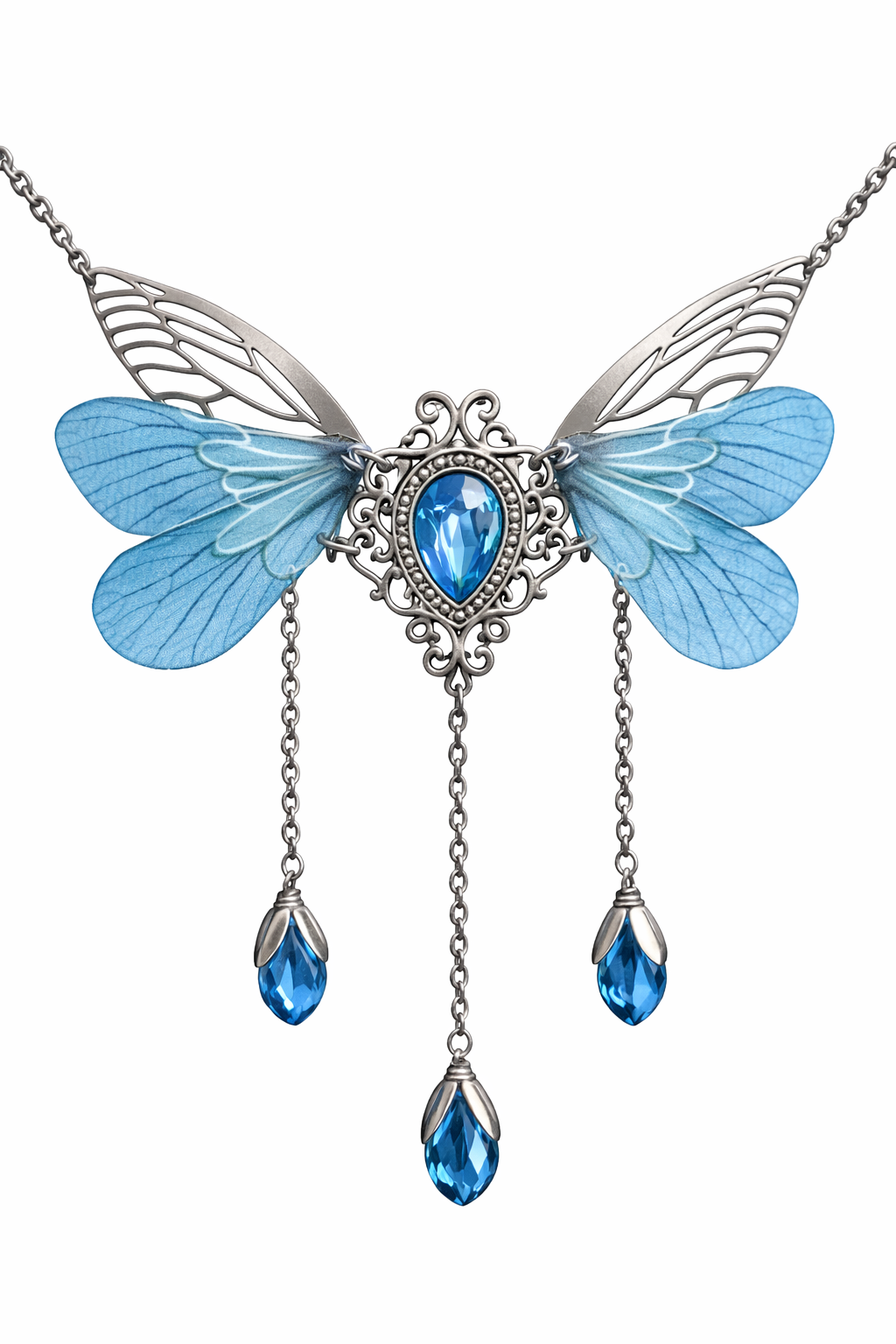 Fairycore Crystal Pendant Necklace