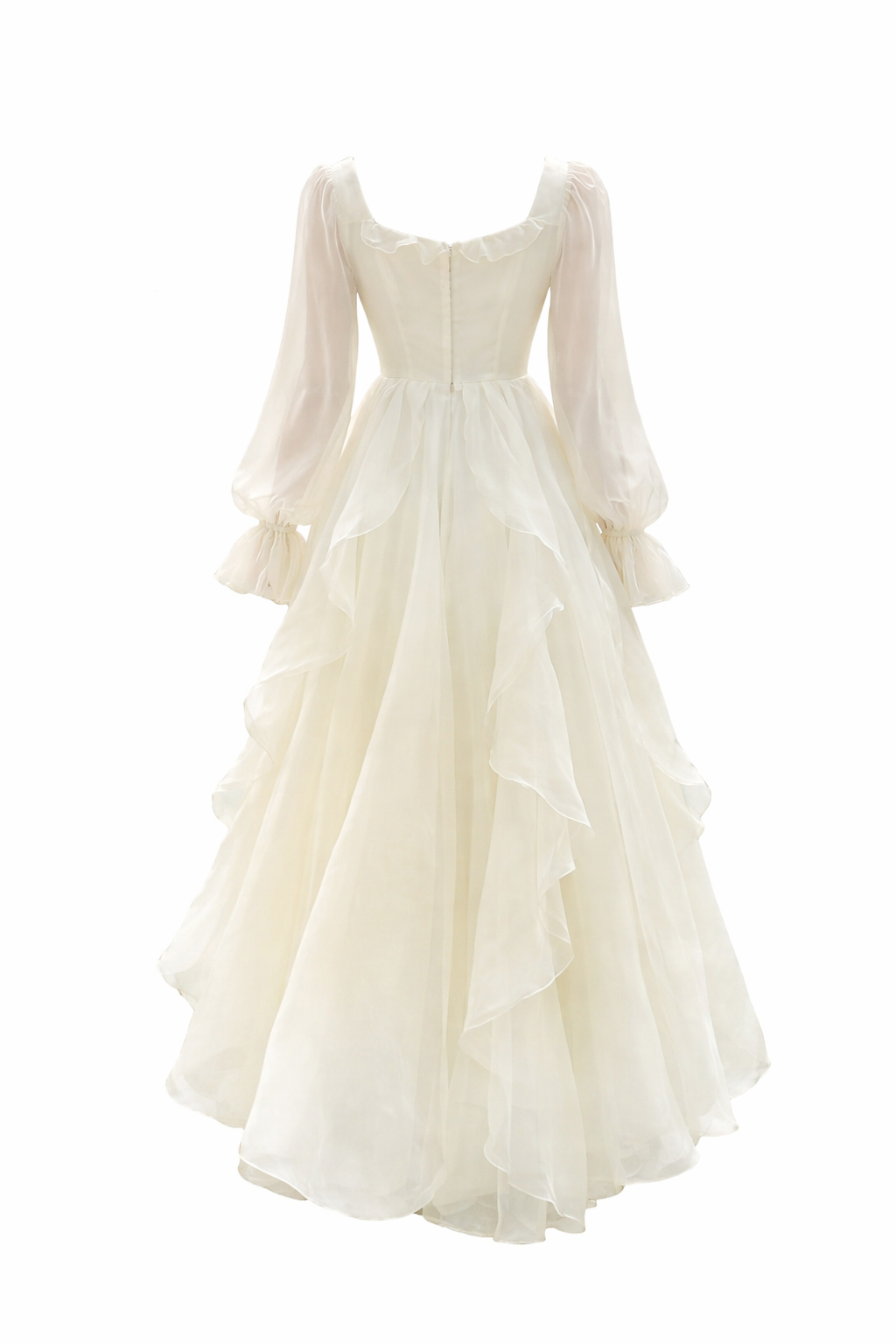 Ruffle Cascade Maxi Dress