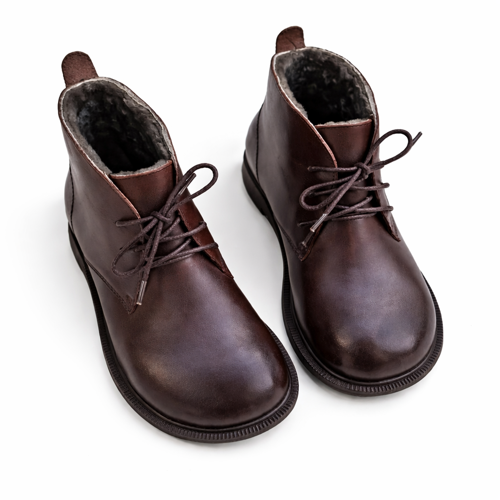Vintage Lace-Up Ankle Shoes