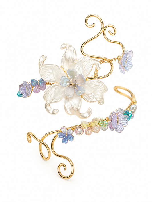 Fairycore Blooming Reverie Floral Armband Outfit