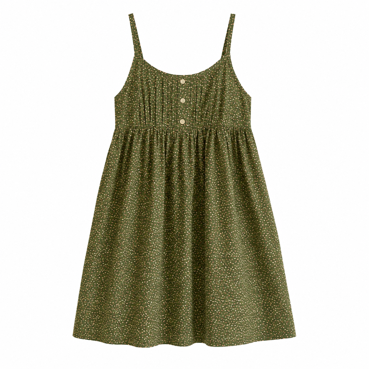 Dark Cottagecore Moss Garden Sundress